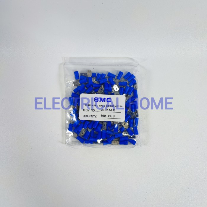 SKUN KABEL INSULATED MALE DISCONNECTS MDD 2-250 BIRU.
