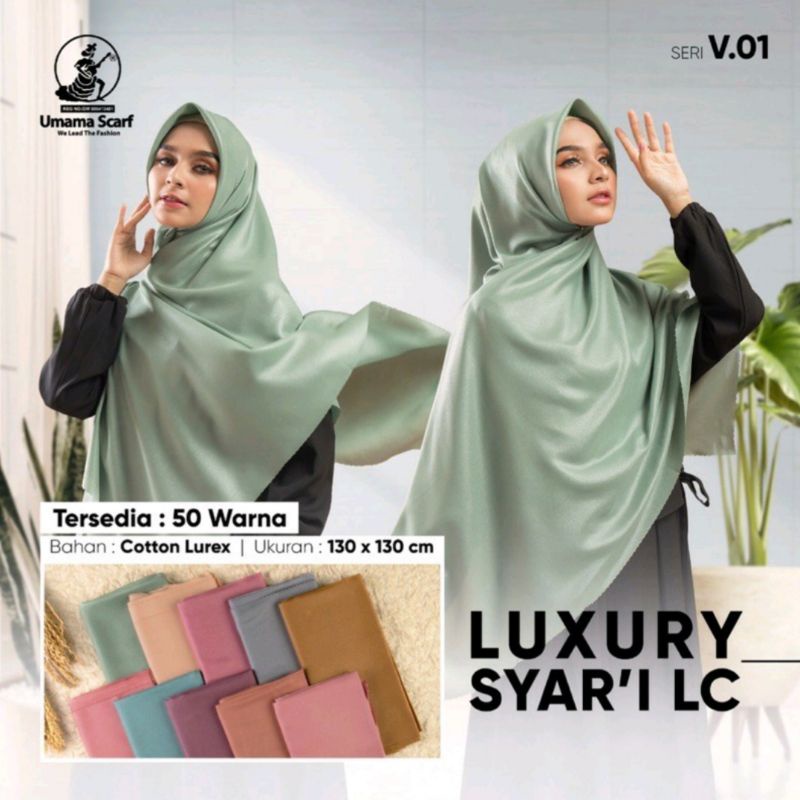 HIJAB SEGI EMPAT LUXURY SYAR'I LC by UMAMA