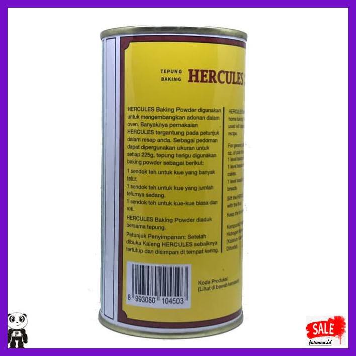 

DERPOWBAKING- HERCULES BAKING POWDER DOUBLE ACTING PENGEMBANG KUE - 110G -ASLIII.