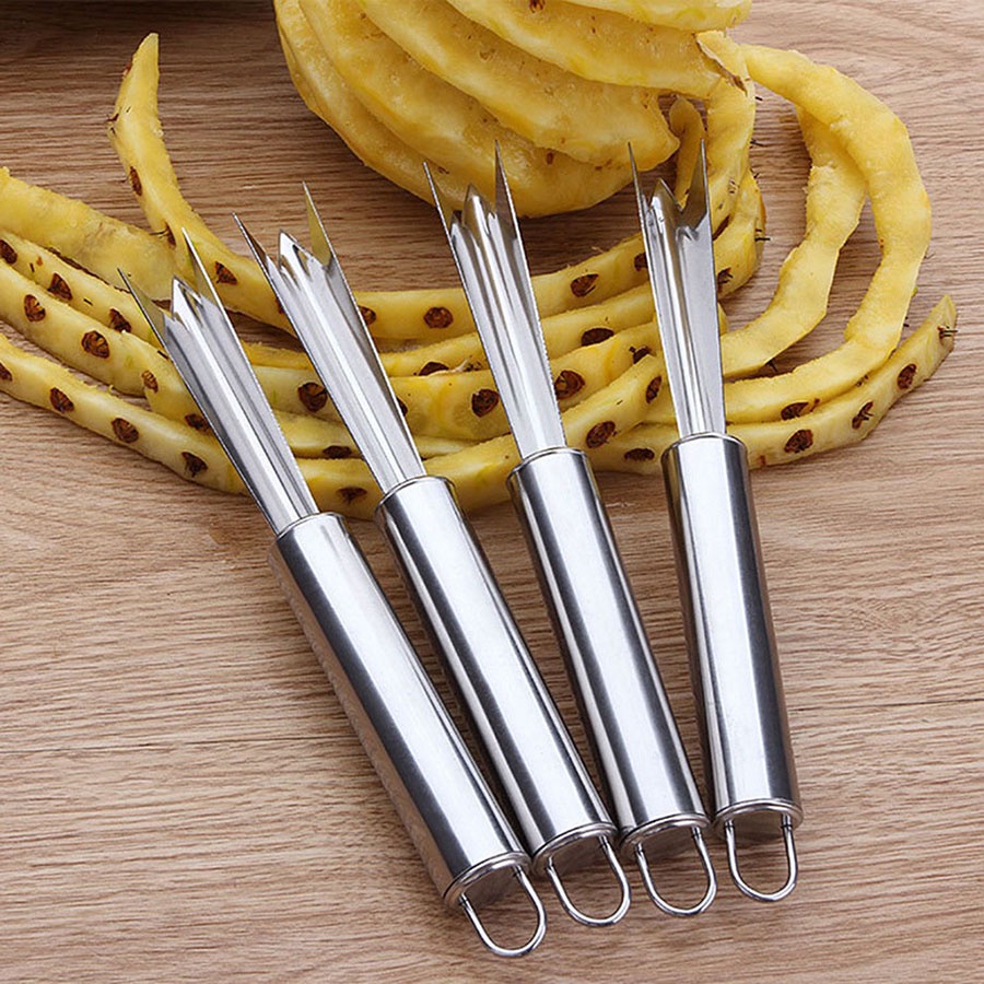 Garpu Pengupas Nanas Pineapple Peeler KNIFEZER - Silver