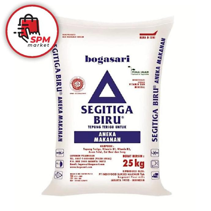 

TERMURAH Tepung Terigu Segitiga Biru Karung 25 kg Grosir Kode 359