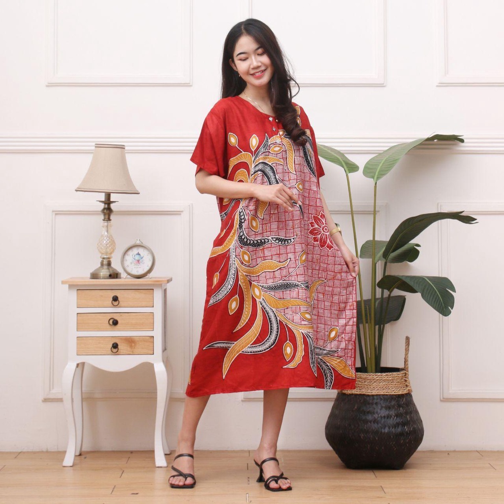 Daster Jumbo BECKY Daster Busui  Daster Cantik  Baju Tidur  Baju santai  Daster Batik