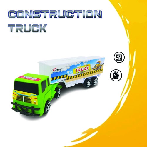 Mainan Anak Truck Contrucstion / Mainan Truck Metro Builder 3PC 6335