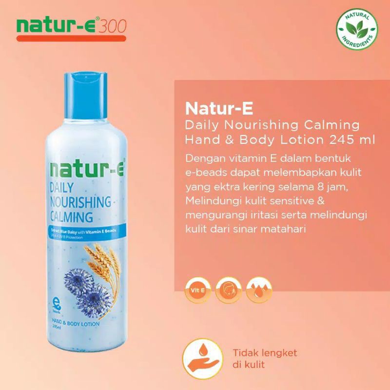 NATUR-E HANDBODY LOTION CALMING (BIRU) 245ml
