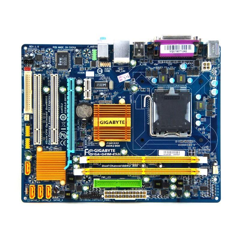 MOTHERBOARD GIGABYTE GA-G41M-E2SL REV. 1.0 DUAL CHANNEL DDR2 LGA 775 MICRO ATX (SALE!!!) - TEKNO KITA