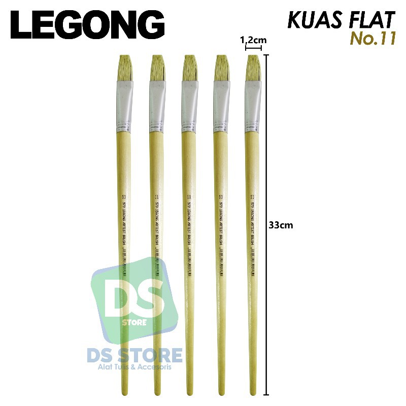 

LEGONG KUAS LUKIS FLAT (579) No. 8 sampai No. 11