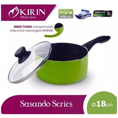 Kirin Saucepan |sasando|18|teflon Classic|1.9mm