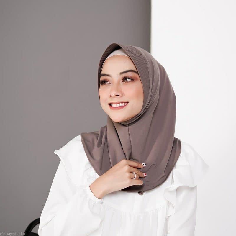 40+ Warna Hijab Instan sporty Jersey Premium Jilbab Jersey Jilbab Sport Murah  Bergo Sport-6
