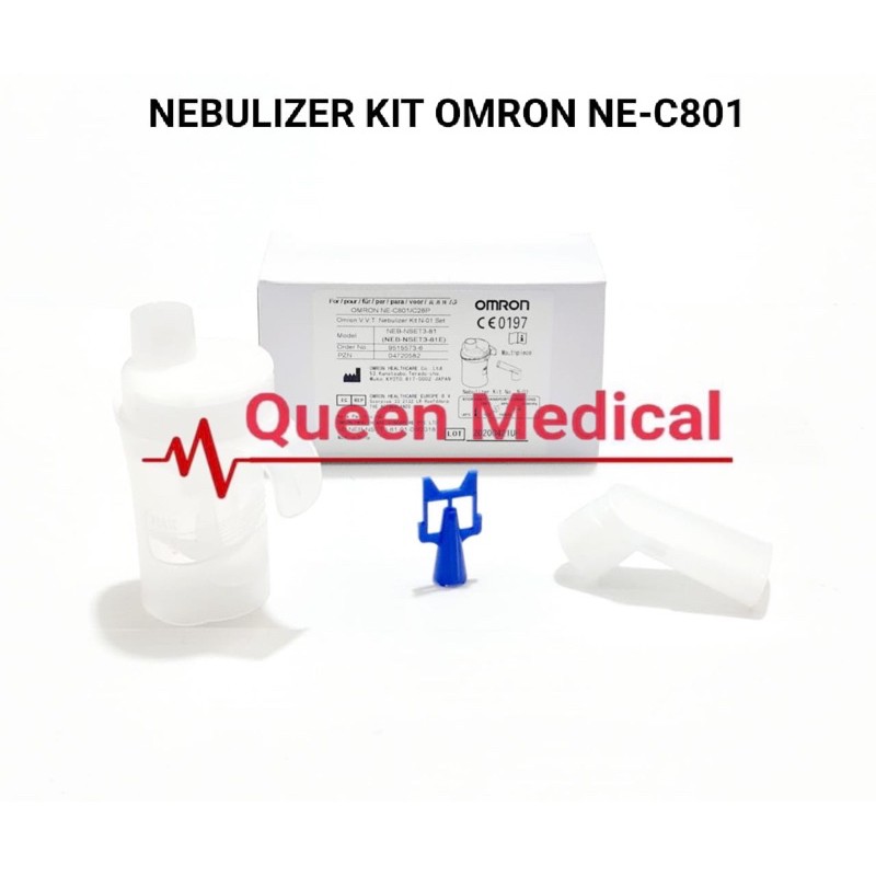 Nebulizer Kit Omron NE C801 Tempat Obat Nebu NE C801/C801KD Original