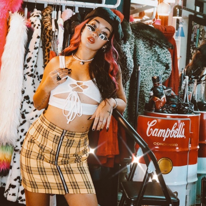 [SS] Pluffyschoice Grace Tartan Skirt Rok Wanita-2