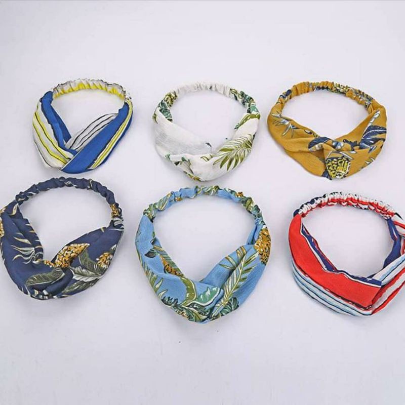 Aksesoris Rambut - Korean Hair Accessories Fashion Cross Hair Band Geranium Hair