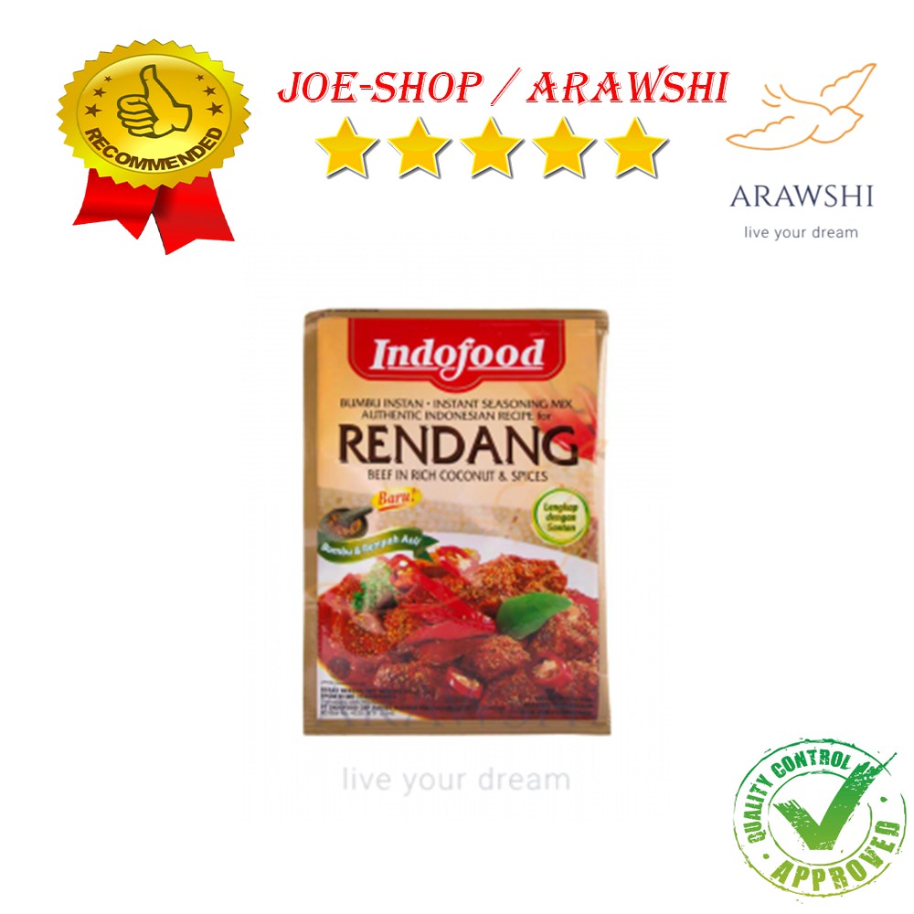 

BUMBU INDOFOOD BUMBU INSTANT RENDANG PCK 50g