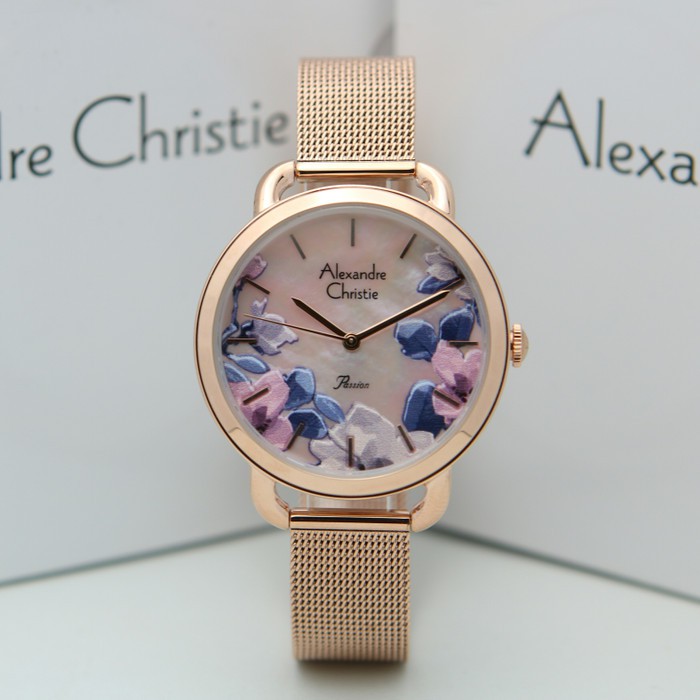 ORIGINAL Jam Tangan Wanita Alexandre Christie AC 2852 / AC2852 / 2852 Garansi Resmi 1 Tahun.