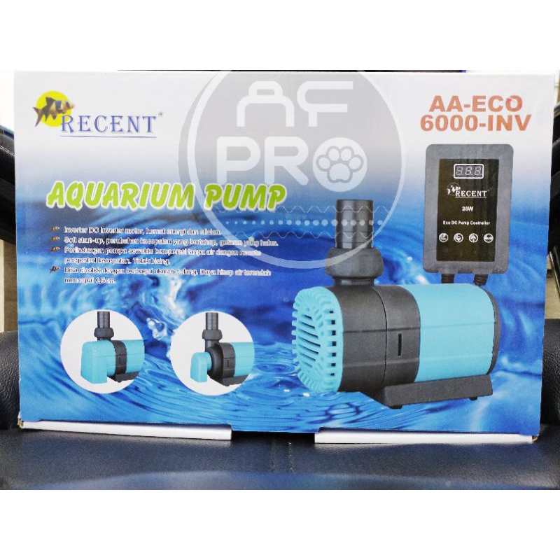 Pompa aquarium kolam DC INVERTER RECENT AA ECO 6000