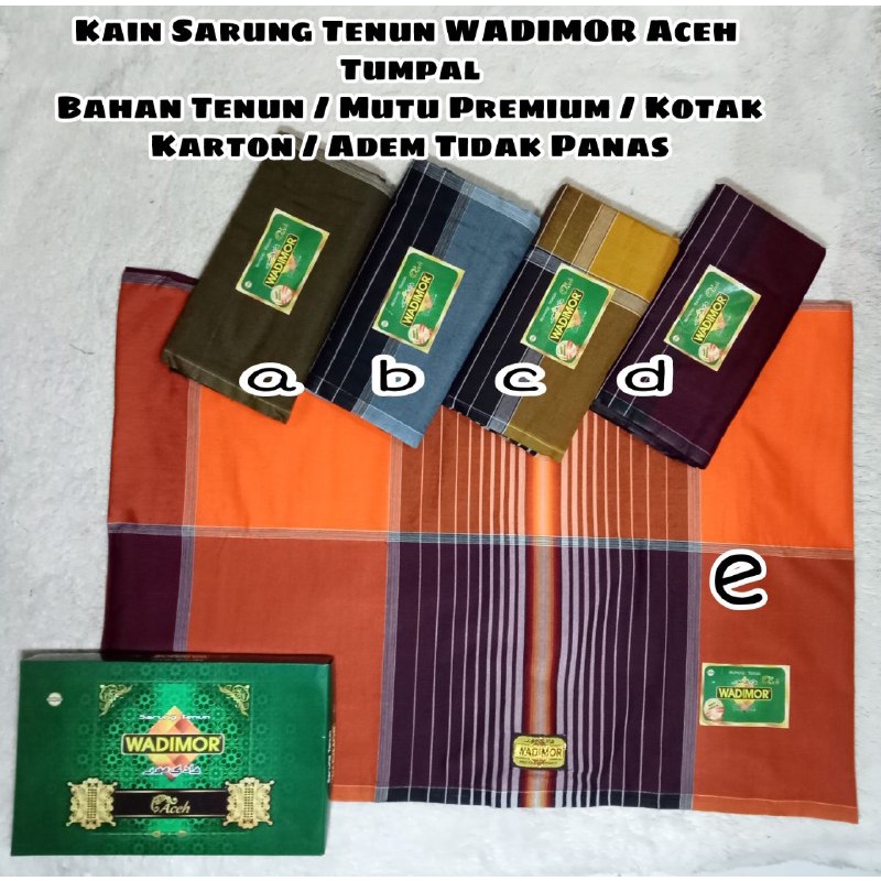 sarung wadimor motif aceh