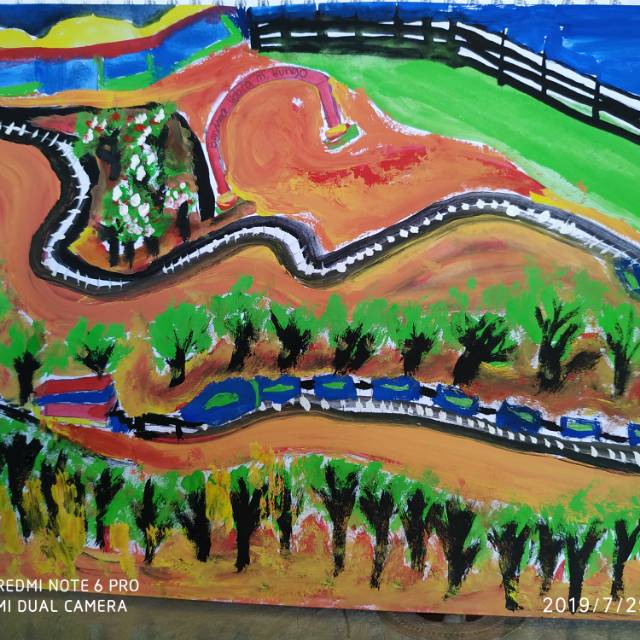 

Paint of art by kristina turnip