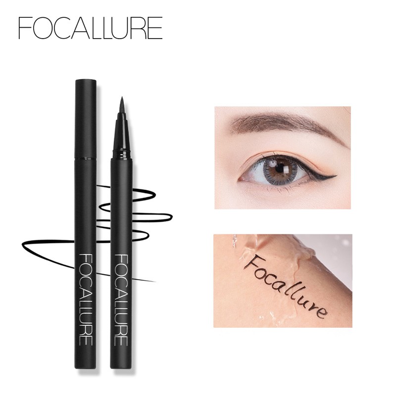 FOCELLUARE 4-PCS Makeup Set Eyeshadow palette/eyeliner/mascara/eyebrow pen