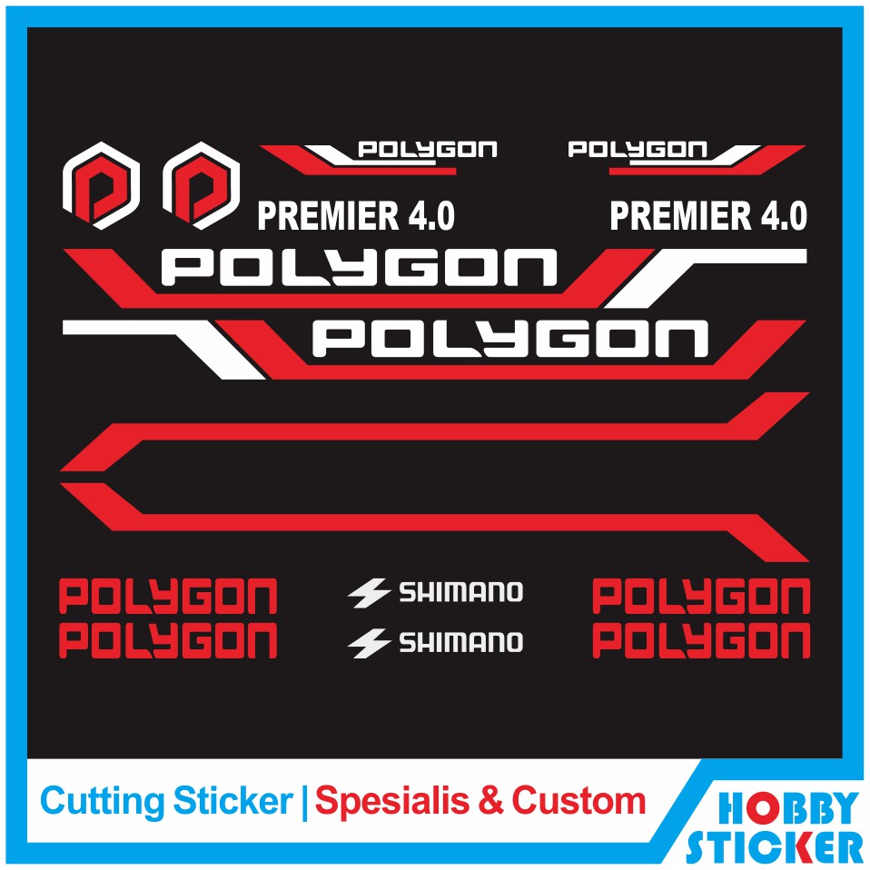 10+ Ide Stiker Sepeda Polygon