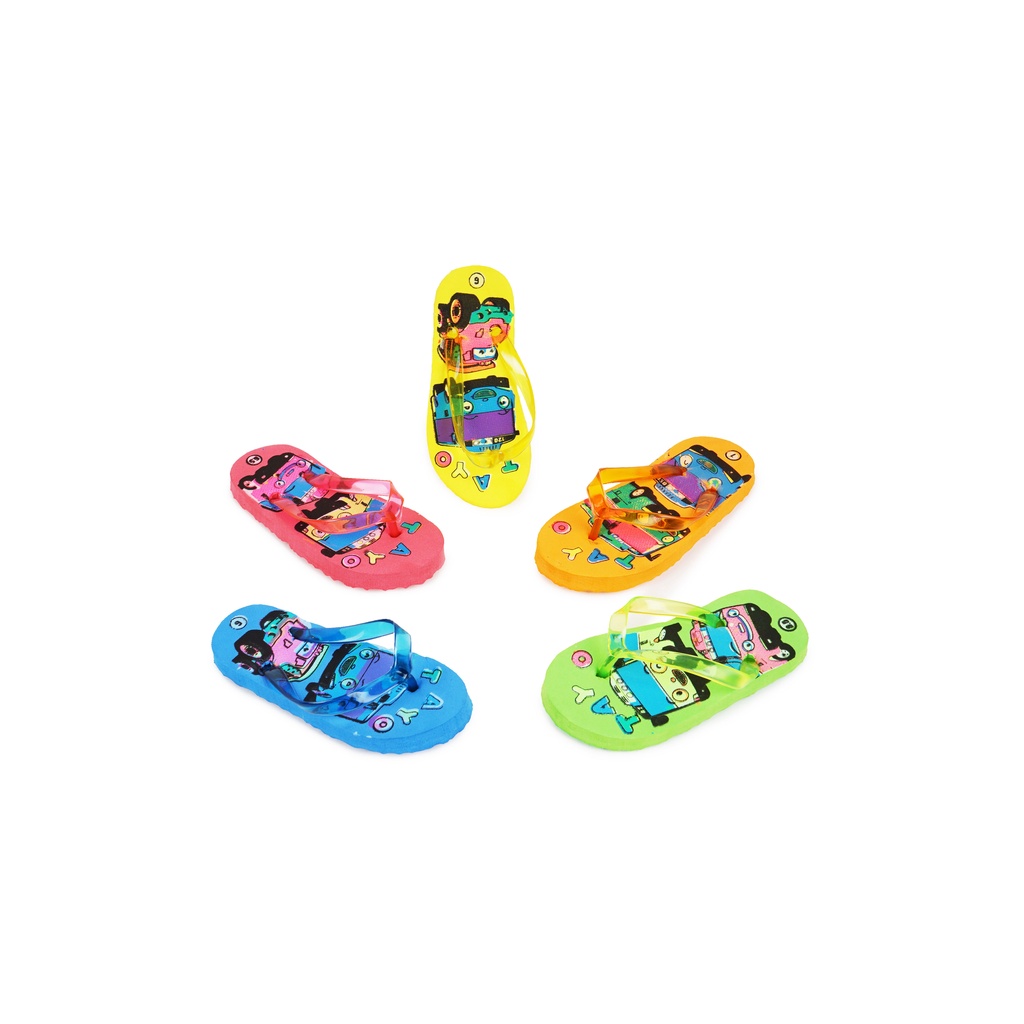 Sandal Jepit anak Missi TAYO Size 6 - 8.5