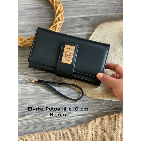 Elvita Polos Dompet Wanita Model Lipat