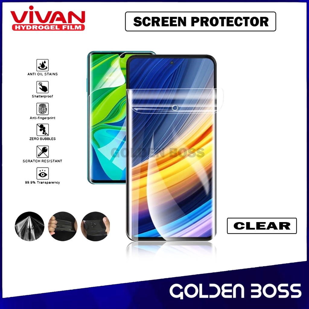 HYDROGEL SHARP AQUOS R3 SHARP AQUOS R COMPACT R2 S2 S3 V Z2 PELINDUNG LAYAR HP CLEAR VIVAN