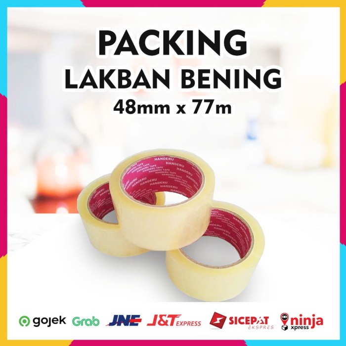 

LAKBAN BENING KHUSUS PACKING (48mm x 77m)