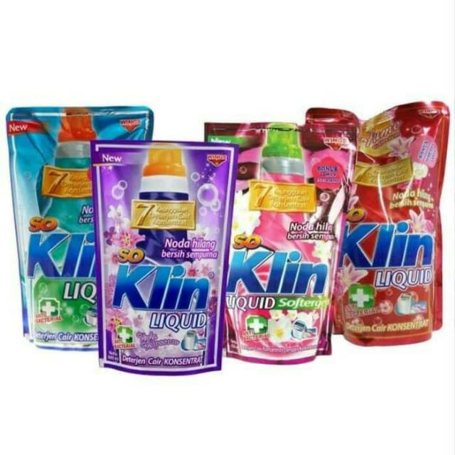 SoKlin Liquid 750ml - So Klin cair deterjen / detergen