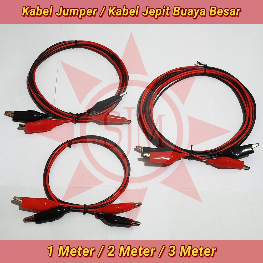 Kabel Jepit Buaya Besar / Kabel Jumper Mobil / Motor