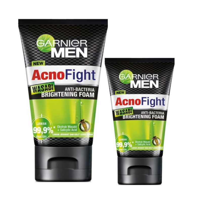 GARNIER MEN Acno Fight Wasabi Anti-Bacteria Brightening Foam