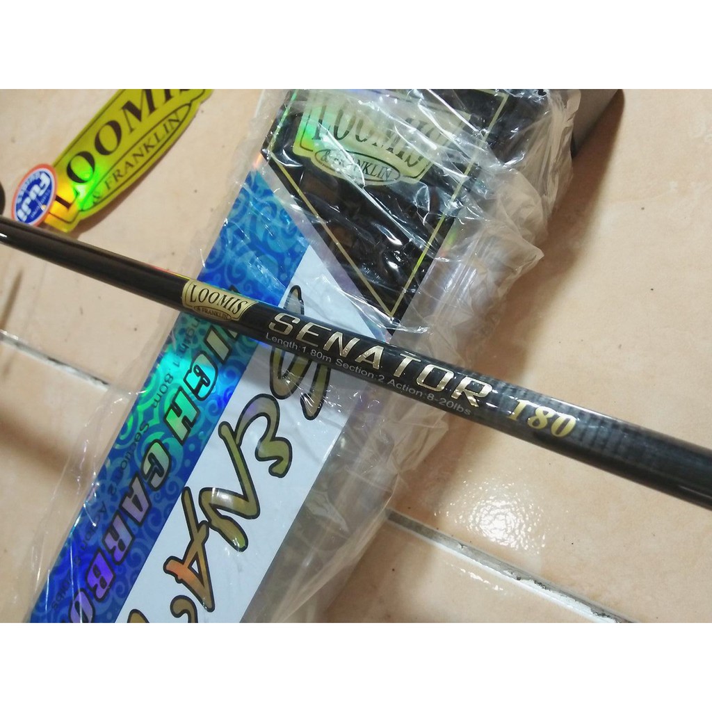 Joran Casting Spining loomis senator 180cm fuji guide