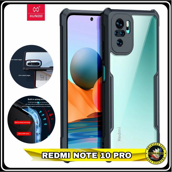 Case Xiaomi Redmi Note 10 Pro Hard Soft Case Original Xundd