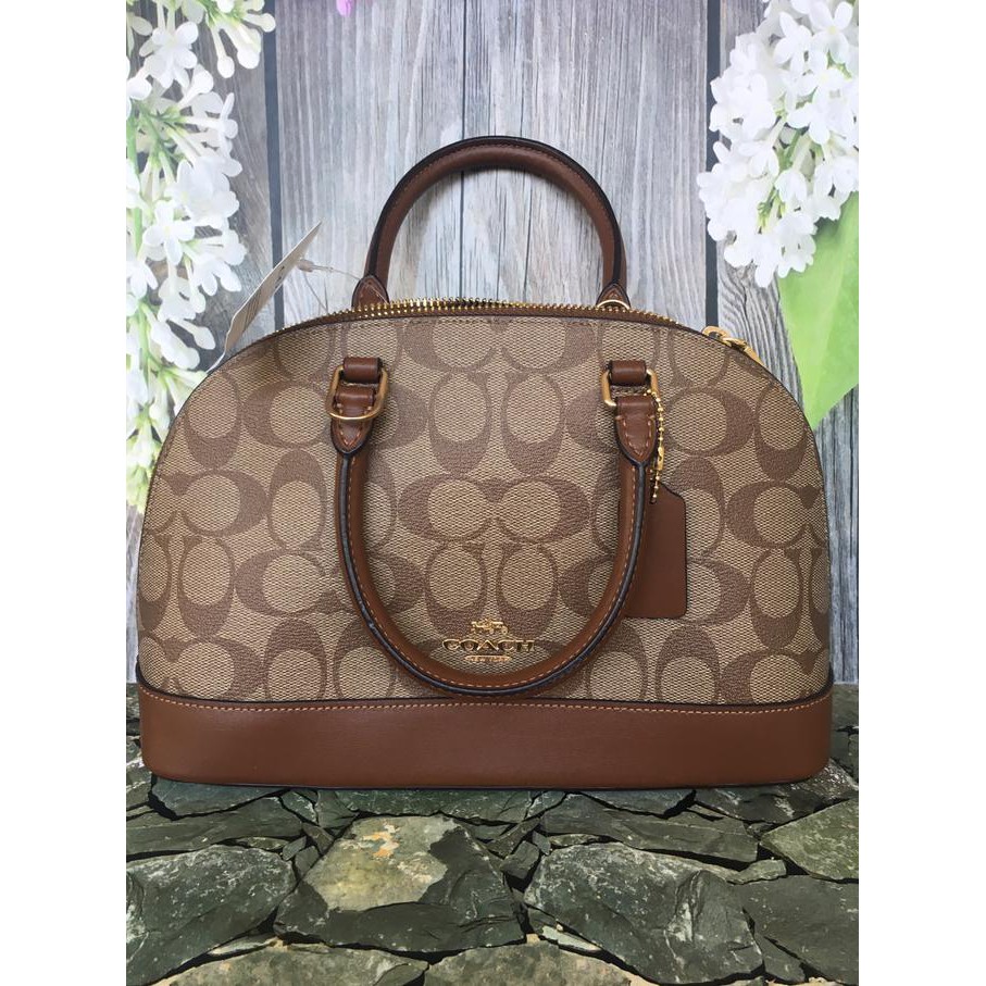 

Coach Mini Sierra Sign Saddle New With Tag X3659