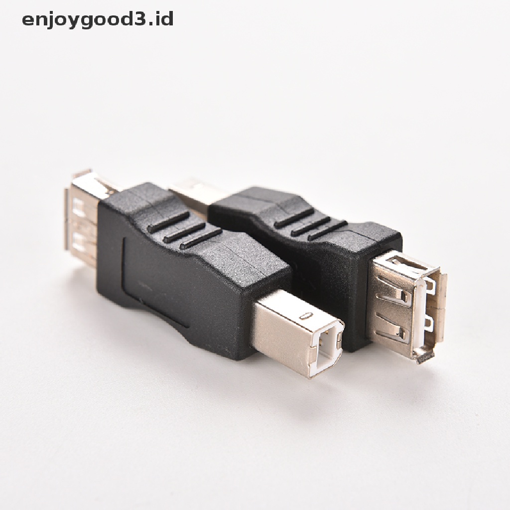 (Rready Stock) 2 Pcs Adaptor Converter USB Type A Female Ke USB Type B Male (ID)