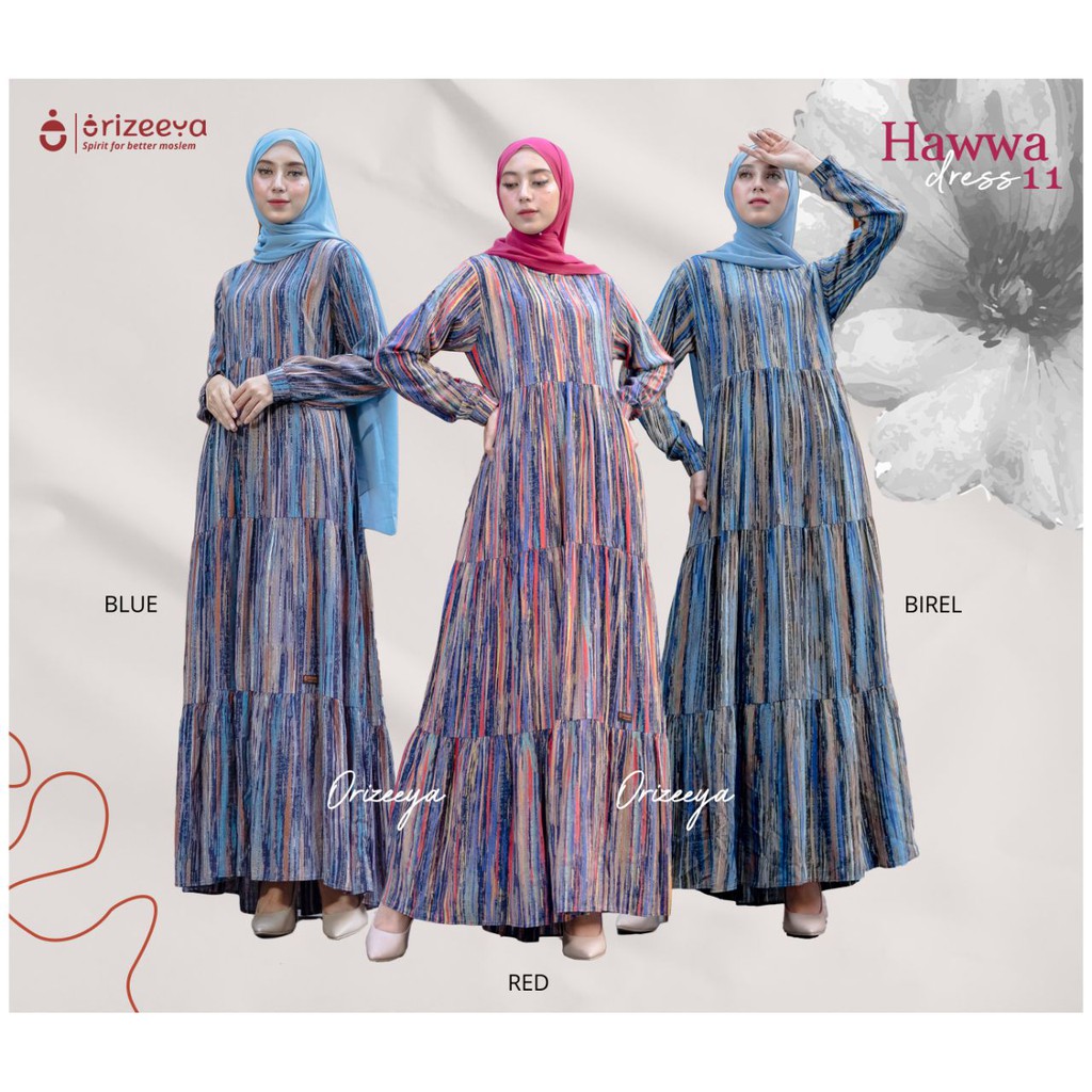 gamis wanita kekinian terbaru 2020 orizeeya hawwa dress 11