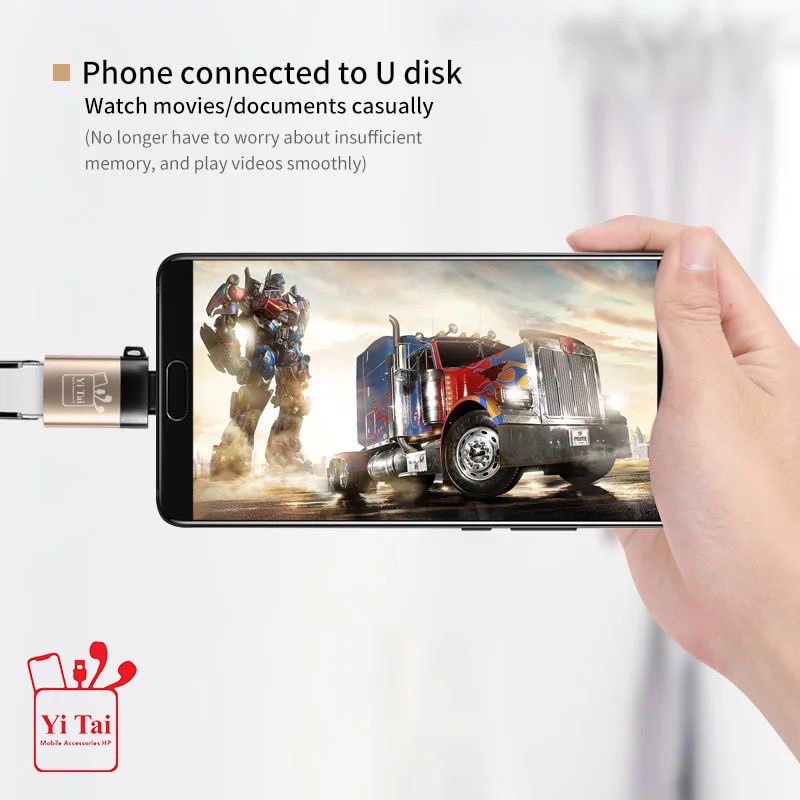 OTG MICRO USB YI TAI YTM - 07 / OTG TYPE C YI TAI YTC - 07 ALUMINIUM 3.0 - UA