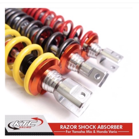 Shock Matic Shockbreaker KTC Racing Razor Mio Lexi Beat Vario Click Vario 125 150 Genio Scoopy 300mm 325mm Universal