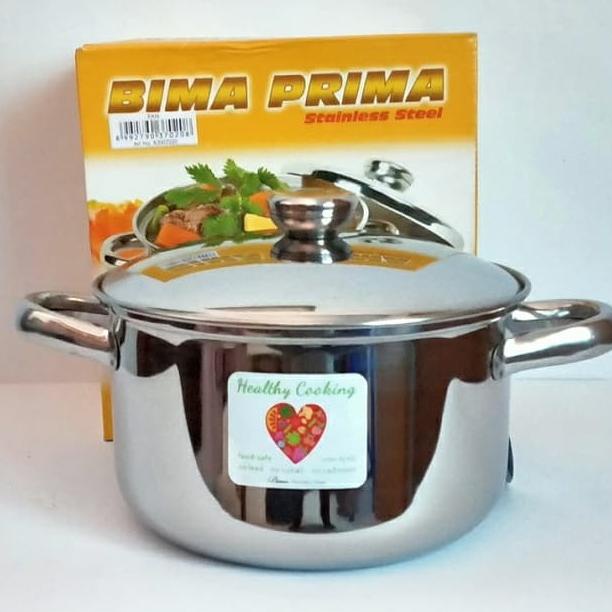 <<<<<] BIMA Panci Bima Prima Saucepot Panci Stainless Steel Bima 18Cm 18 Cm