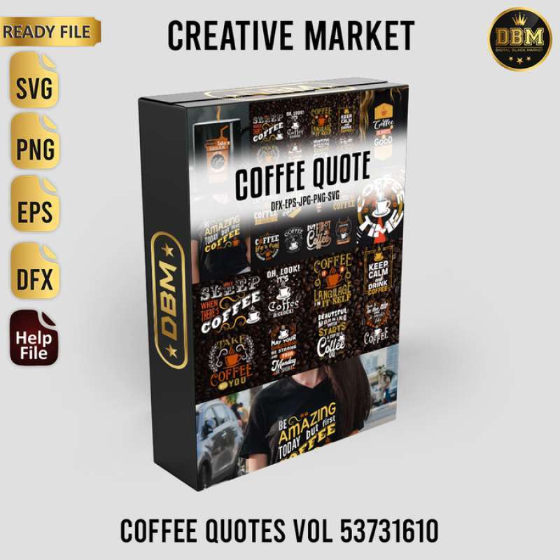 Coffee Quotes  - Vector Designs - Business Branding