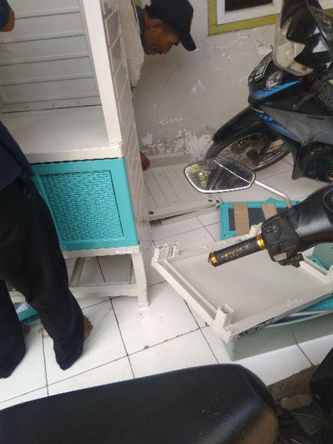 Lemari Plastik Napolly Hijau (free Ongkir Cilegon Serang)