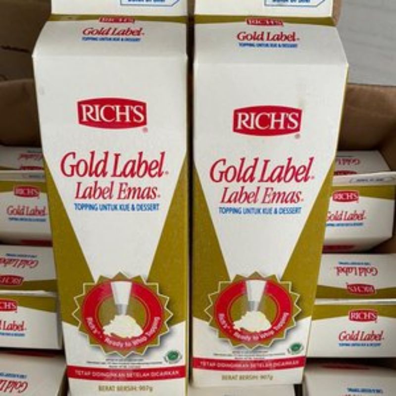 

Whipping Cream Rich Gold Label 907 gr / Rich Eco Whip