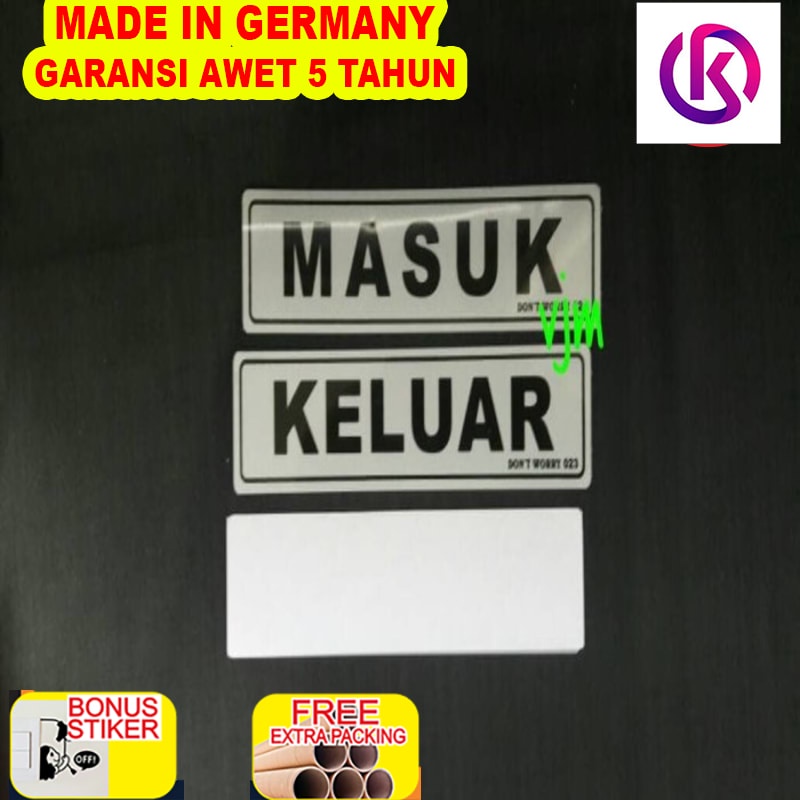 

Terlaris Plat KELUAR MASUK 195x45cm