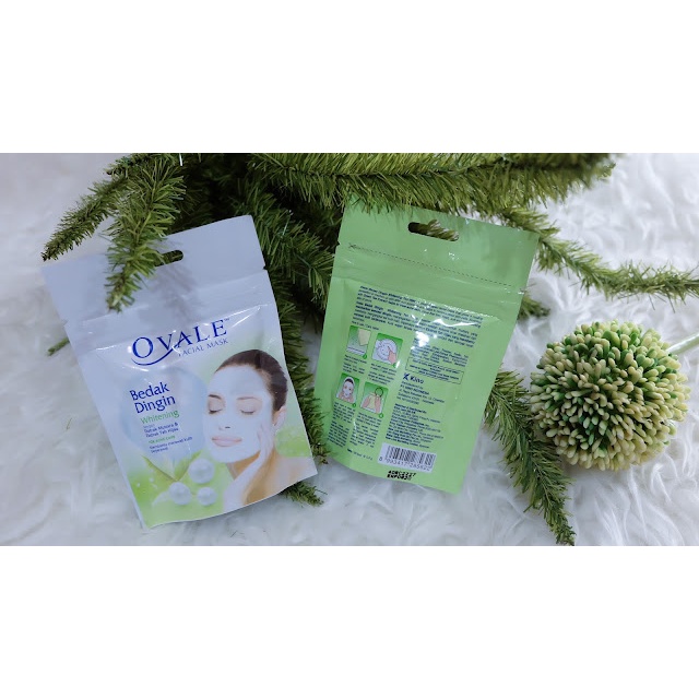 Ovale masker/bedak dingin