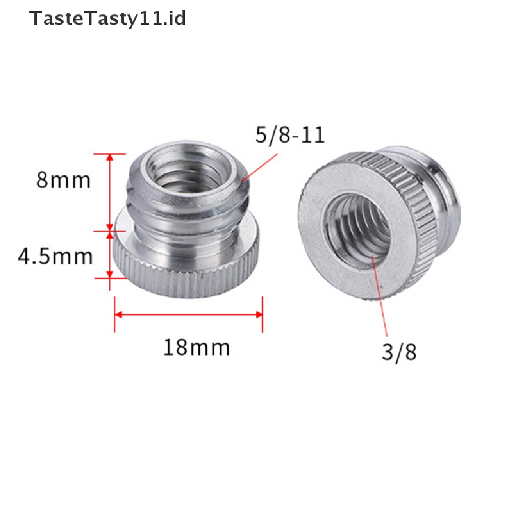 Sekrup Adapter Mount 1 / 4 3 / 8 Ke 5 / 8 Female Male Untuk Kamera SLR