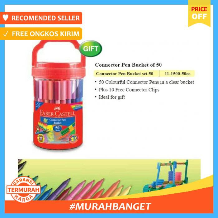 

Connector Pen Toples 50 Warna Faber Castell
