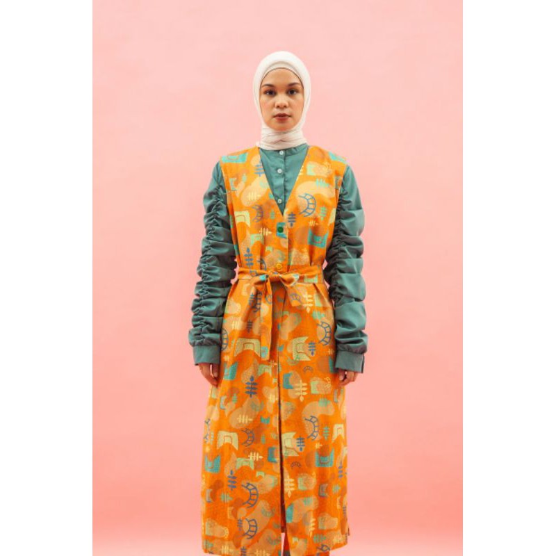 ZM x Tantri Namirah - Janie Orange Outer - Jelita Indonesia - Edisi Padang