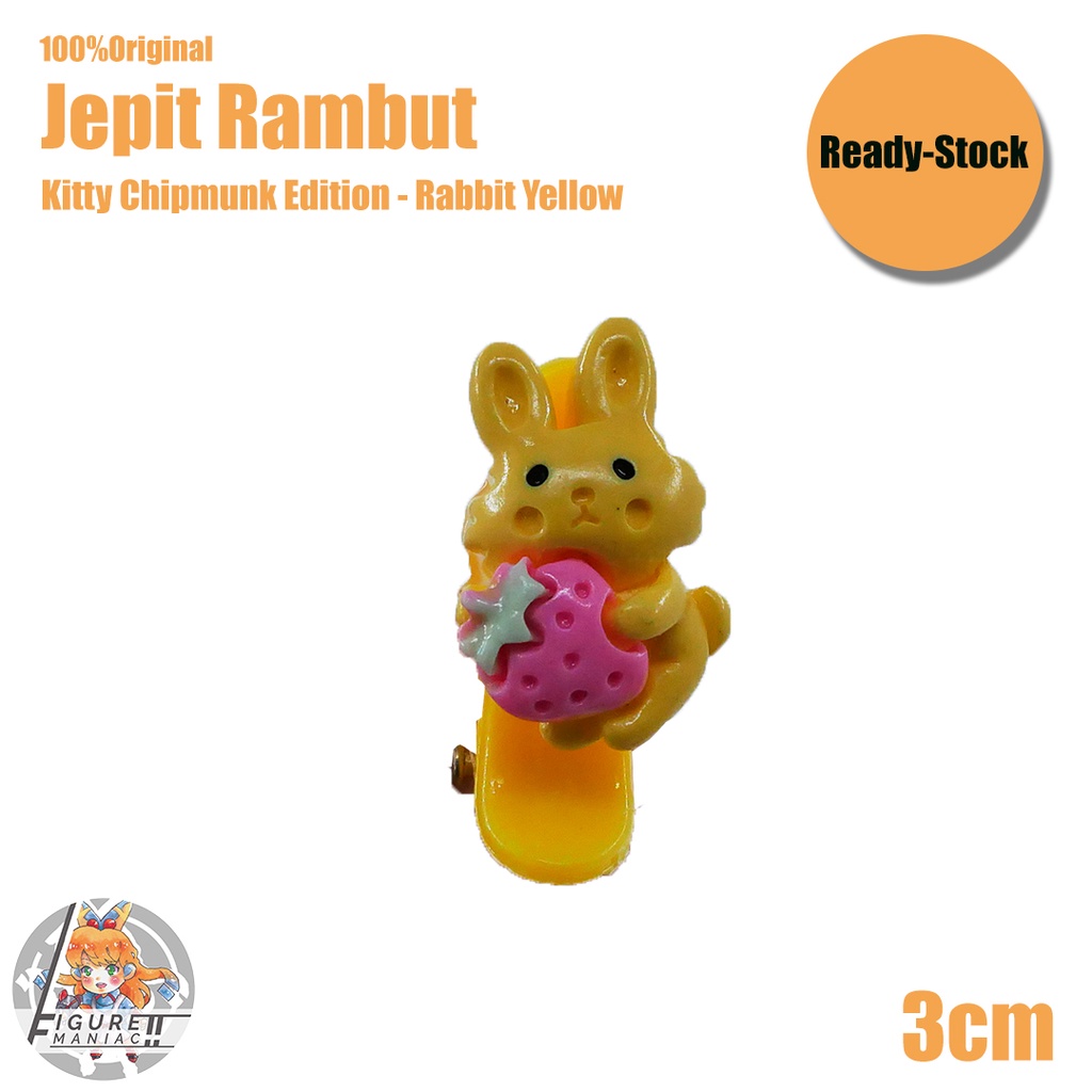 Jepit Rambut - Kitty Chipmunk Edition 3 Cm