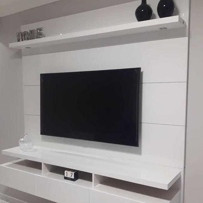 Backdrop Tv / Rak Tv Gantung / Meja Tv / Free Onhkir Manikawelashop