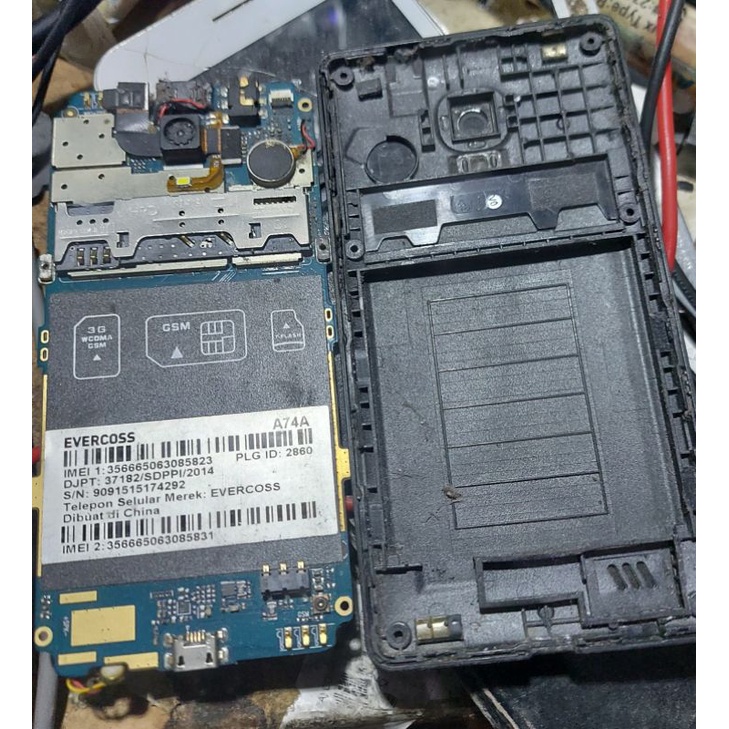 hp android evercoss a74a ram 1g 8gb