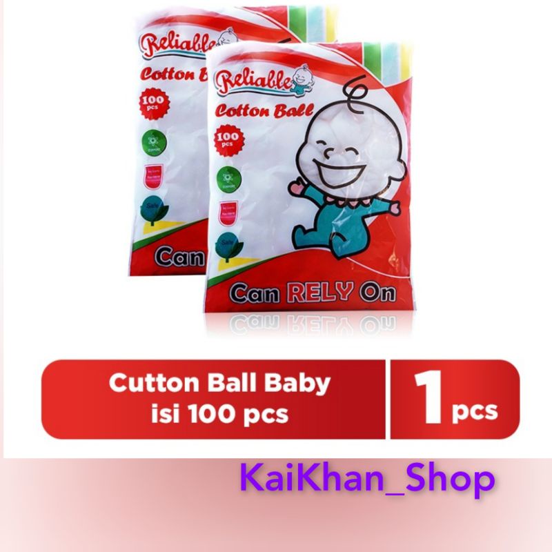 Reliable Kapas Cotton Ball [ 100's ]