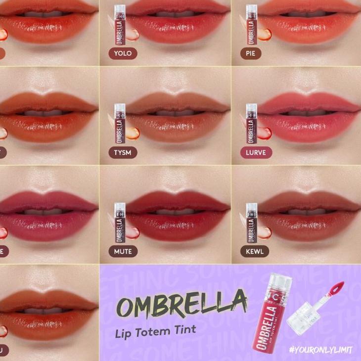 Kejar Promo--Somethinc HAN SO HEE'S PICK]Ombrella Lip Totem Tint (Halal Certified)